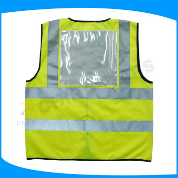 reflective vest safety vest fabric of fluorecent yellow, orange, green etc